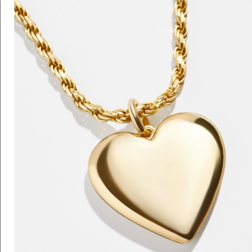 Baublebar gold heart necklace